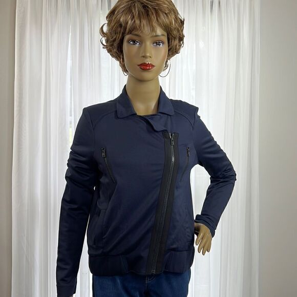 Cabi Asymmetrical Zip Lightweight Jacket Small - Picture 2 of 8